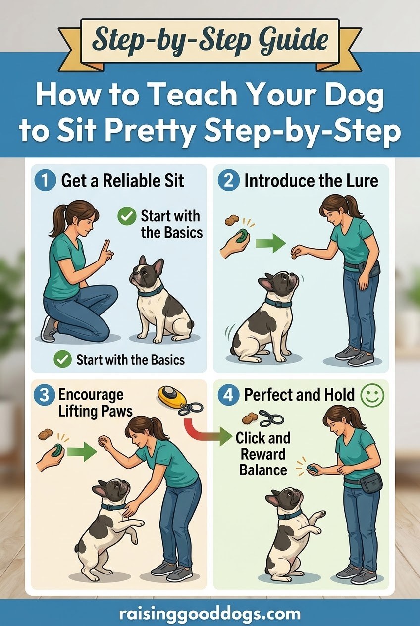 How to Teach Your Dog to Sit Pretty Step-by-Step