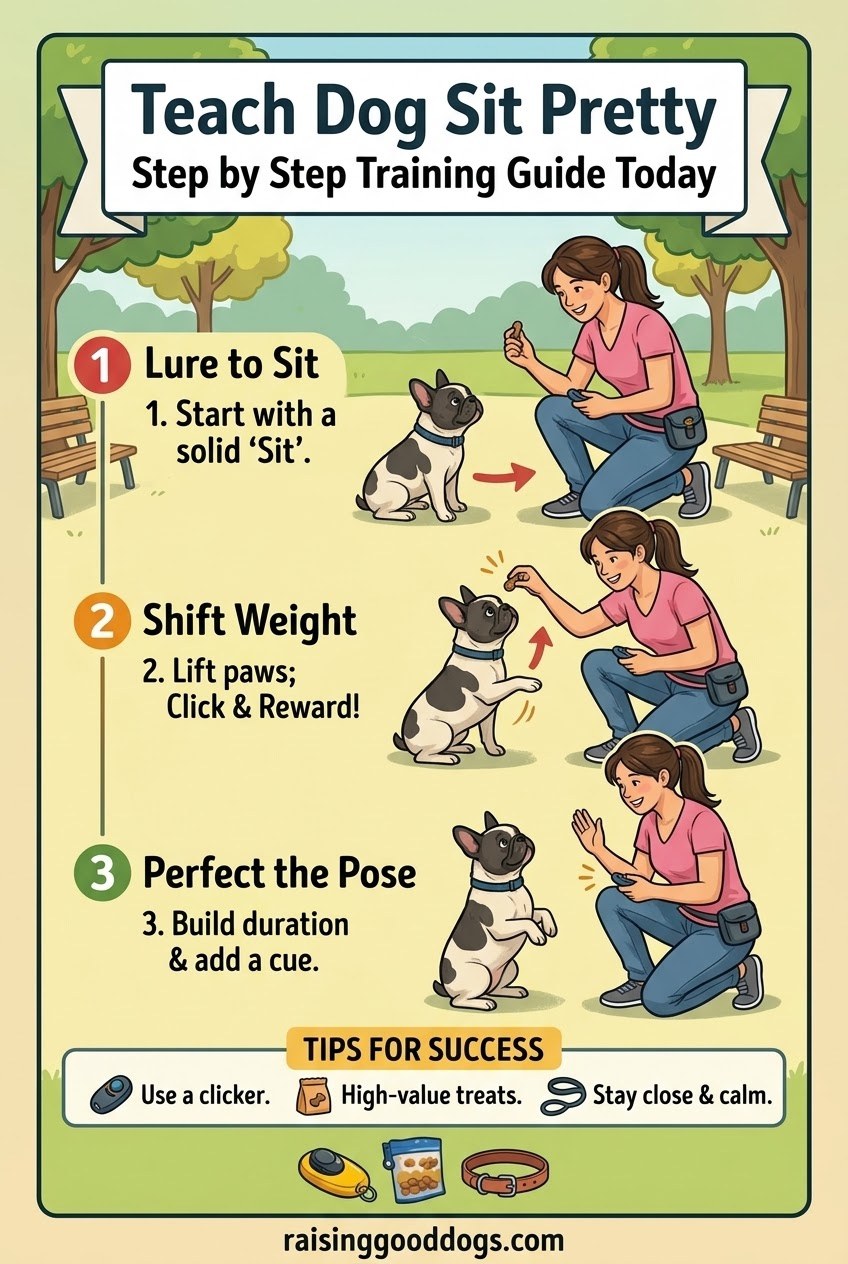 Teach Dog Sit Pretty Step by Step Training Guide Today