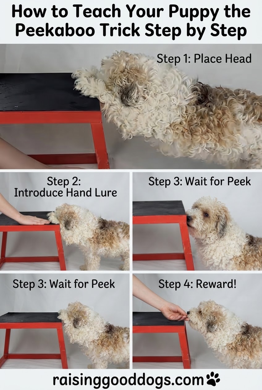How to Teach Your Puppy the Peekaboo Trick Step by Step