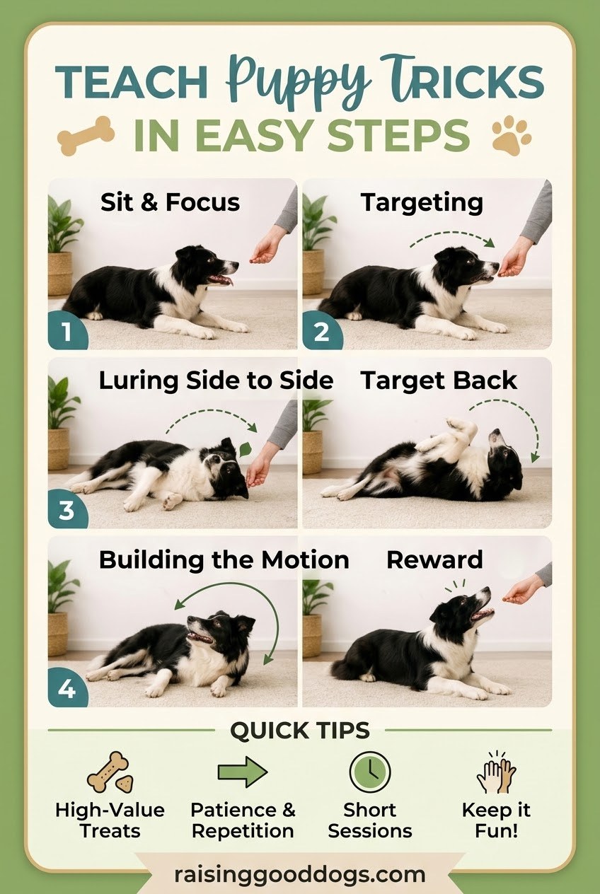 Teach Puppy Tricks in Easy Steps