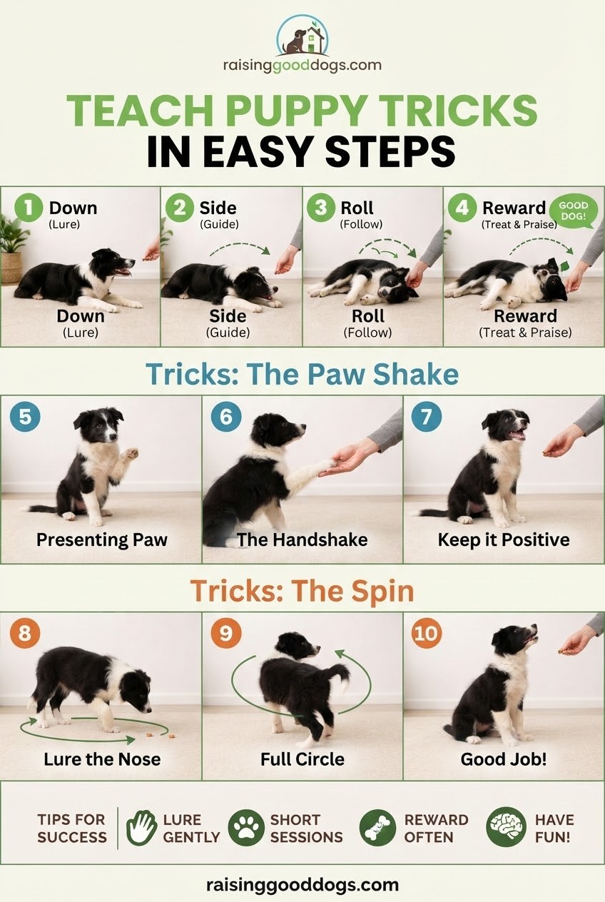 Teach Puppy Tricks in Easy Steps