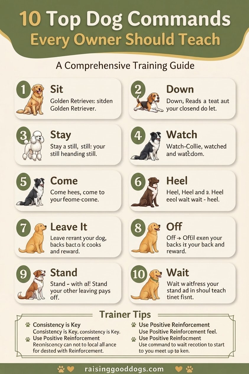 10 Top Dog Commands Every Owner Should Teach