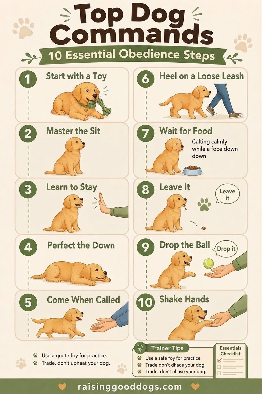 10 Top Dog Commands Every Owner Should Teach