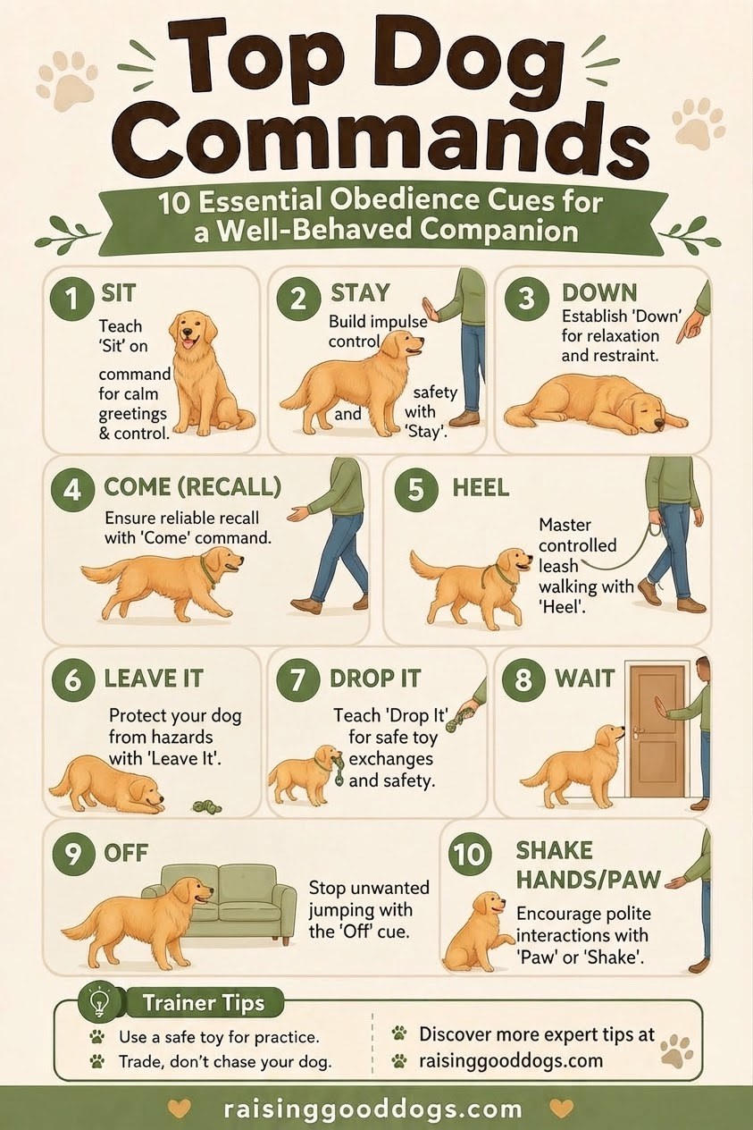 10 Top Dog Commands Every Owner Should Teach