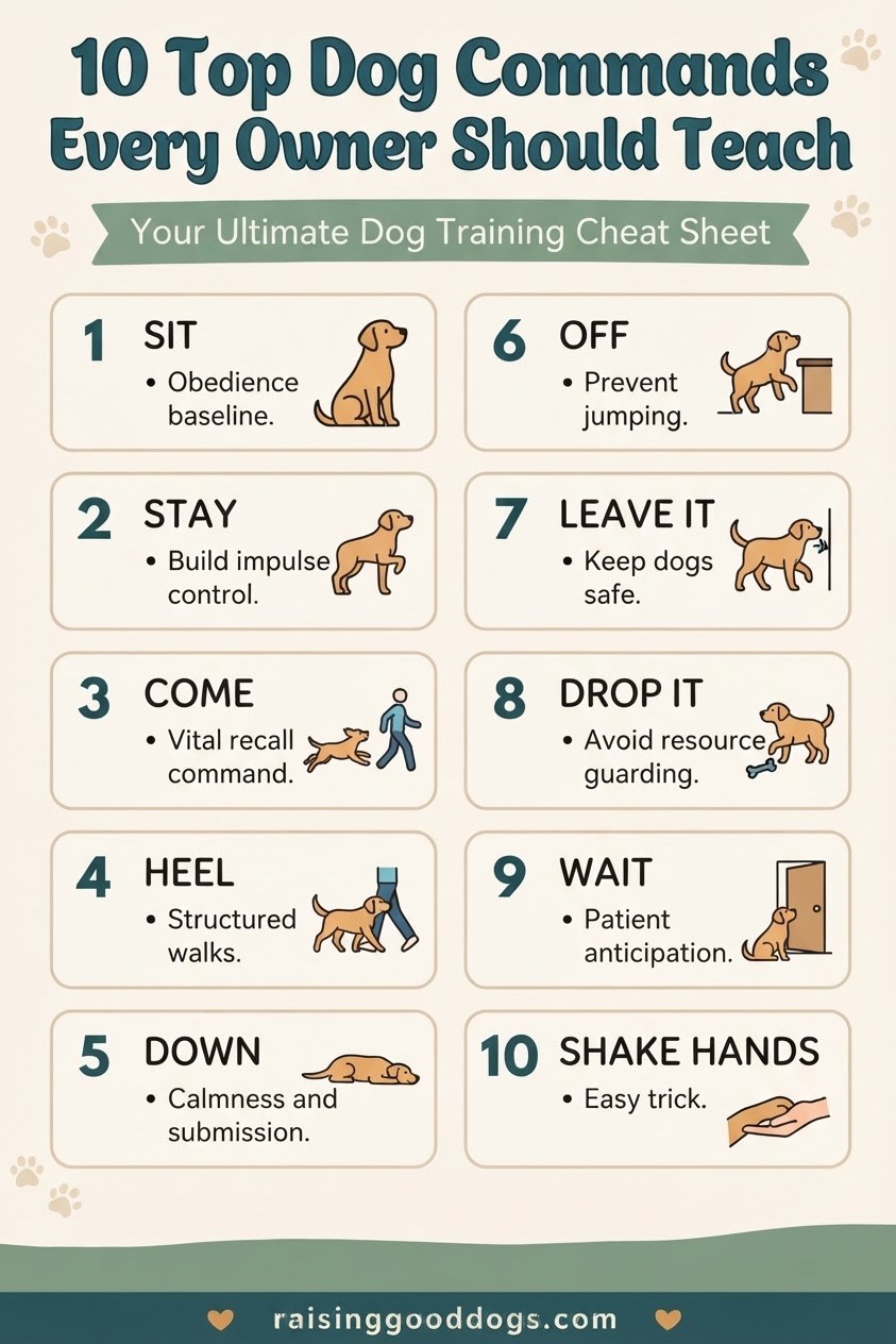 10 Top Dog Commands Every Owner Should Teach