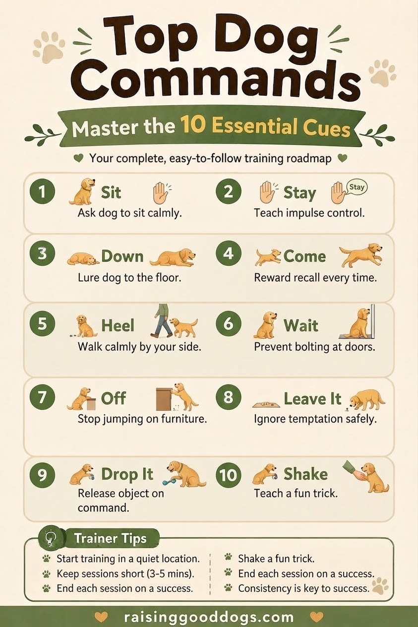 10 Top Dog Commands Every Owner Should Teach