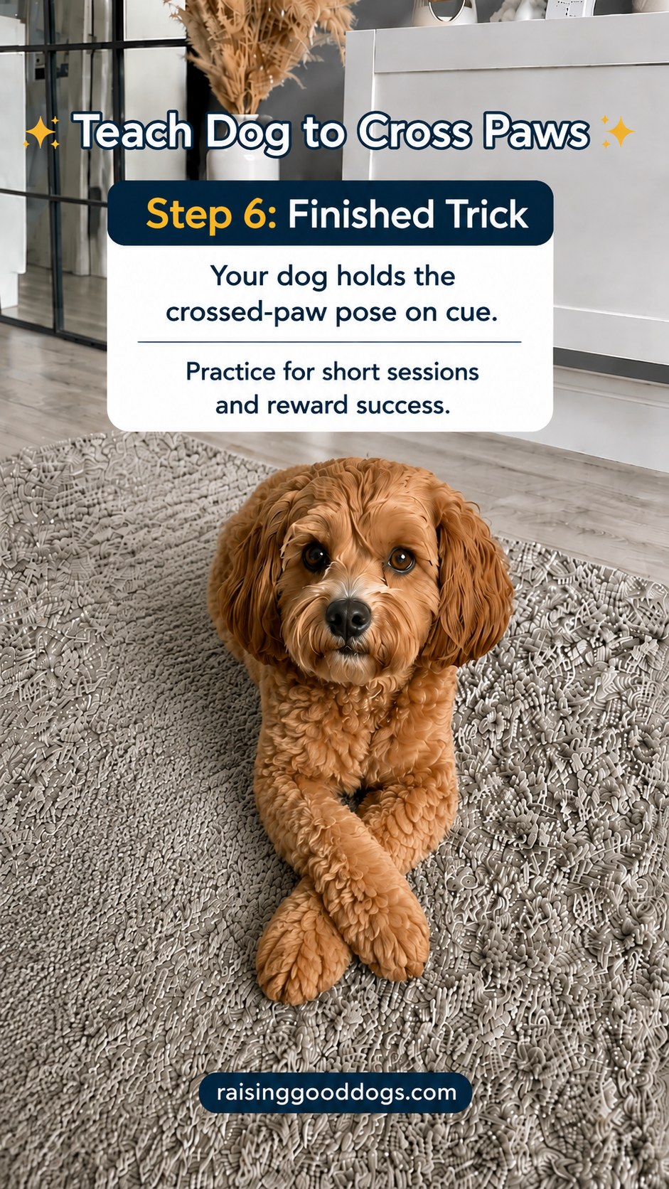 Teach Dog To Cross Paws - A Step-By-Step Trick Guide