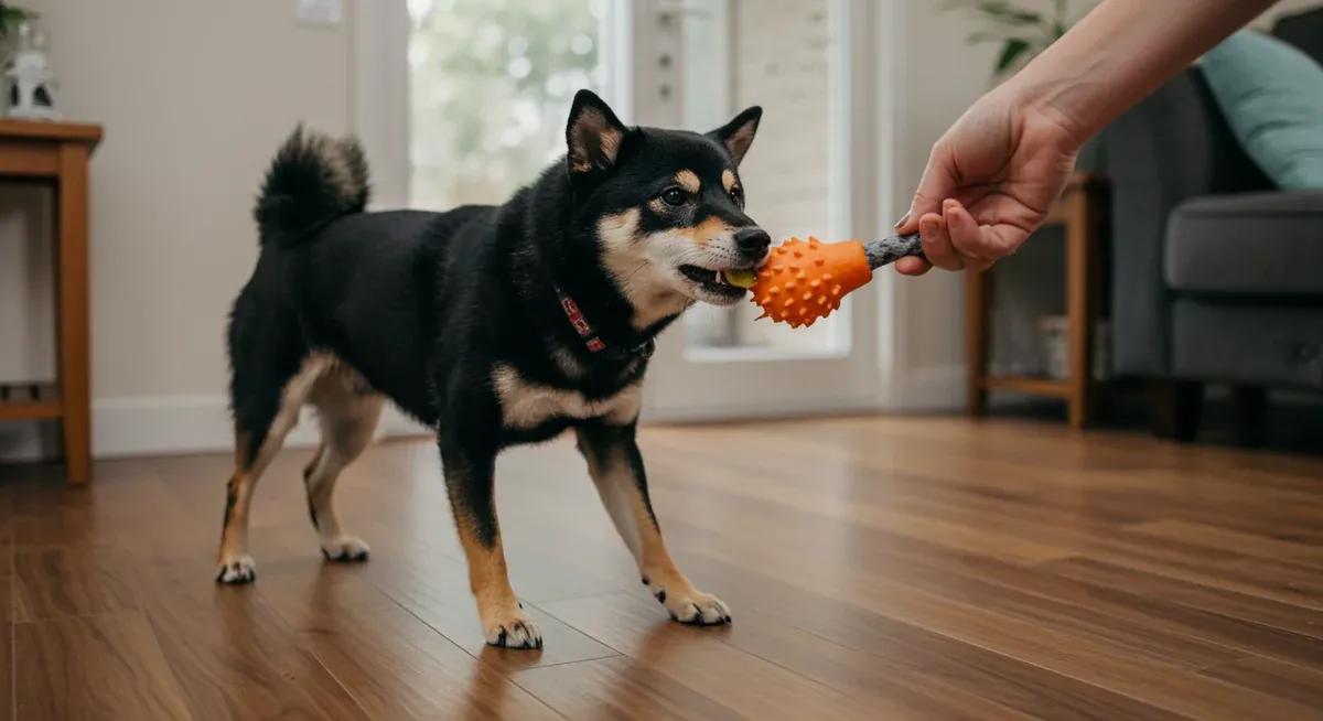 Puppy dropping toy